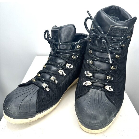 Adidas Mens Shoes Pro Model GTX Gore-Tex Boot Outdoor Waterproof Black Size 13 - Picture 1 of 14